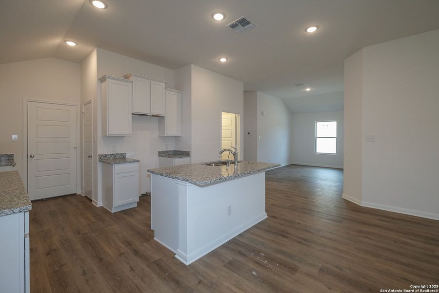 Furnished interior view inside a new home in Hunters Ranch, San Antonio (Image 4). Furnished interior view inside a new home in Hunters Ranch, San Antonio (Image 4).