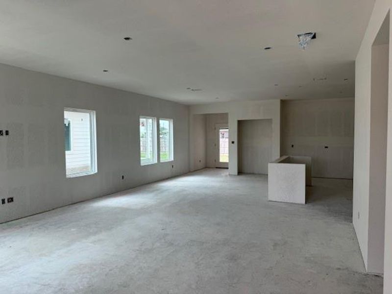 In-progress construction of a new home in Grande Estates, Bertram, TX (Image 3).
