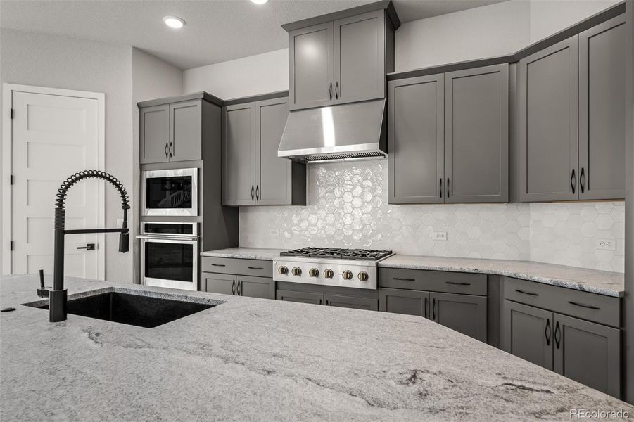 Furnished interior view inside a new home in Cloverleaf – Mountainview Collection, Monument (Image 14).