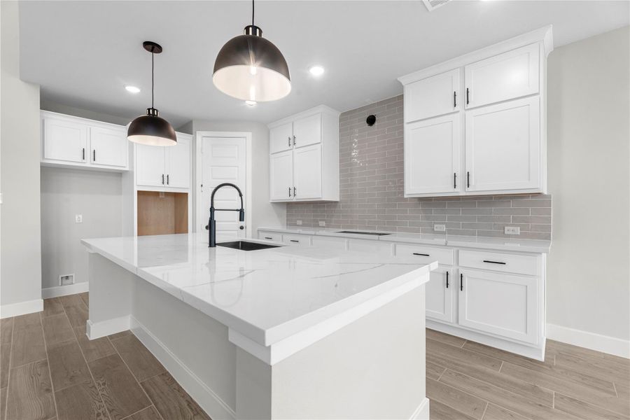 Furnished interior view inside a new home in Grange - 55', Katy (Image 7).