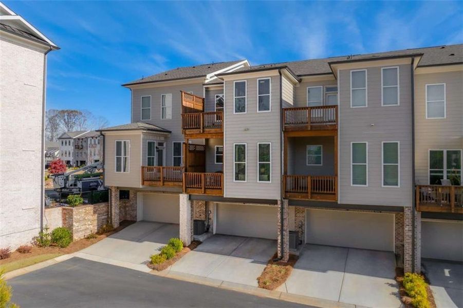 Exterior details and patio area of a home in , Peachtree Corners (Image 27). Exterior details and patio area of a home in , Peachtree Corners (Image 27).