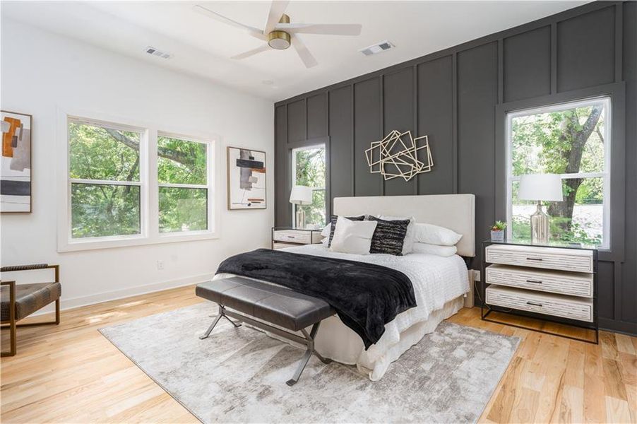 Furnished interior view inside a new home in , Atlanta (Image 11). Furnished interior view inside a new home in , Atlanta (Image 11).