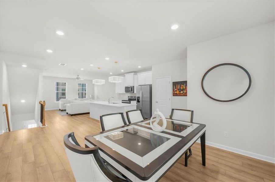 Furnished interior view inside a new home in , Atlanta (Image 31).