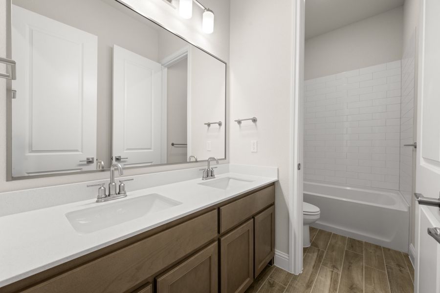Furnished interior view inside a new home in Paloma Ranch, New Fairview (Image 13).