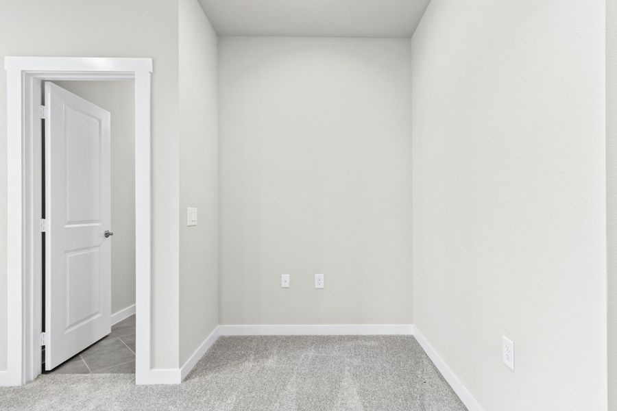 Spacious, unfurnished interior of a new home in The Tribute, The Colony (Image 36). Spacious, unfurnished interior of a new home in The Tribute, The Colony (Image 36).