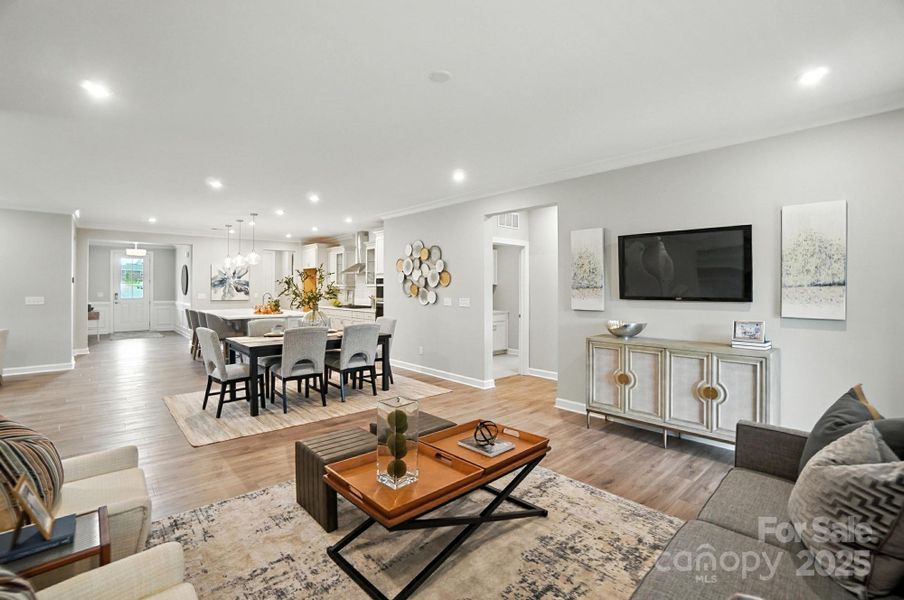Furnished interior view inside a new home in Sonata at Mint Hill, Mint Hill (Image 16). Furnished interior view inside a new home in Sonata at Mint Hill, Mint Hill (Image 16).