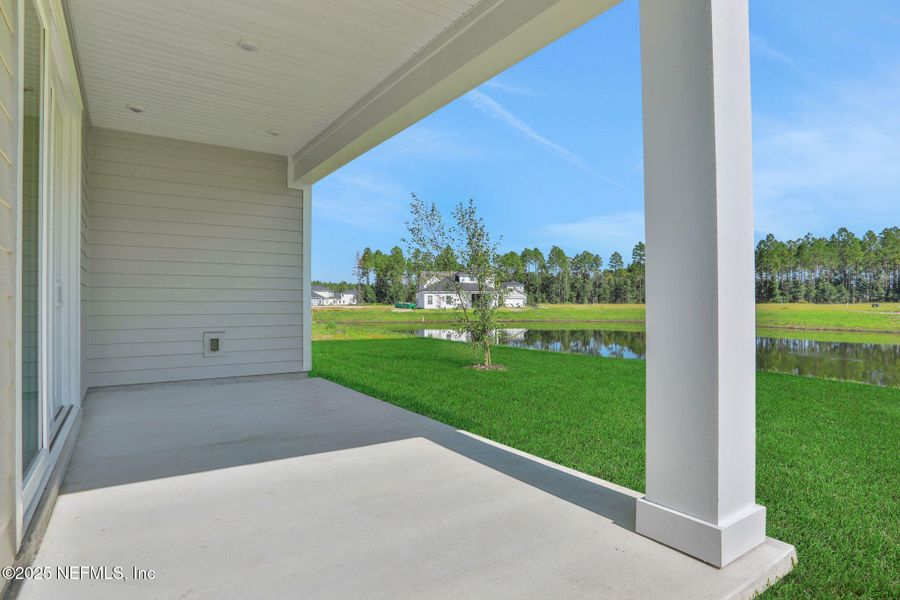 Exterior details and patio area of a home in Brook Forest - Single Family Homes, St. Augustine (Image 18). Exterior details and patio area of a home in Brook Forest - Single Family Homes, St. Augustine (Image 18).