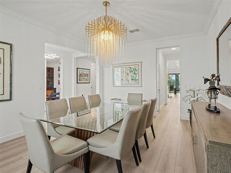 Furnished interior view inside a new home in , Oviedo (Image 31).