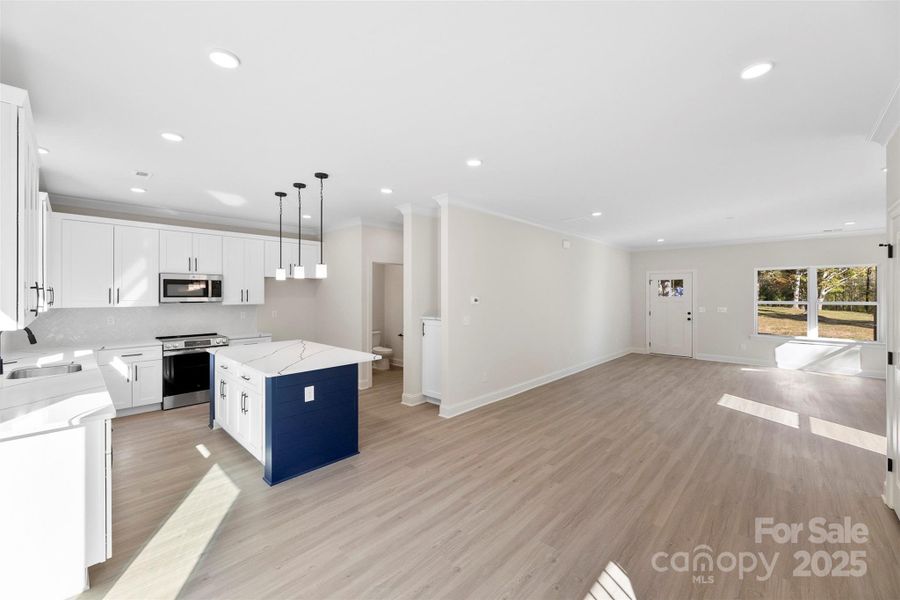 Furnished interior view inside a new home in , Huntersville (Image 10).