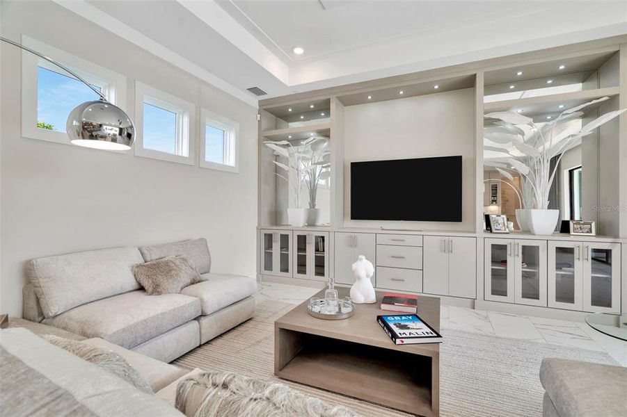 Furnished interior view inside a new home in Eagles Cove at Mirada, San Antonio (Image 17).