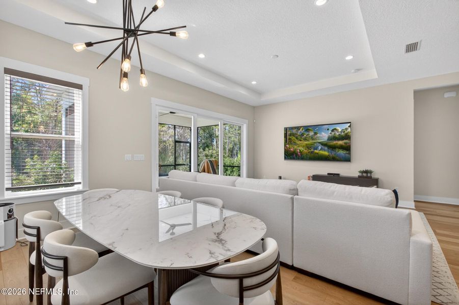 Furnished interior view inside a new home in , St. Johns (Image 9).