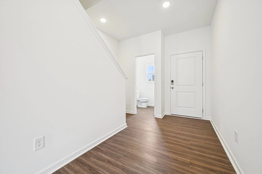 Spacious, unfurnished interior of a new home in Towns at The Point, Rolesville (Image 13).