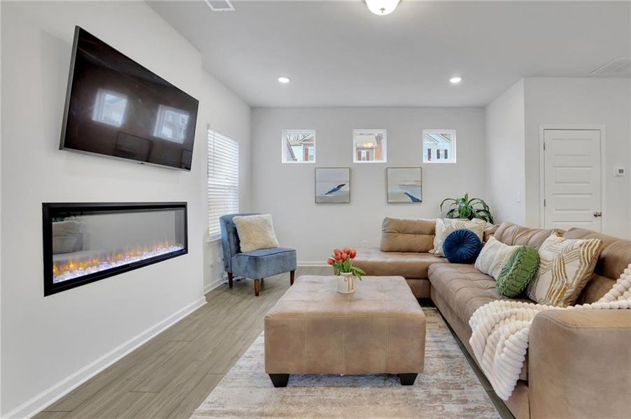 Furnished interior view inside a new home in , Cartersville (Image 12).