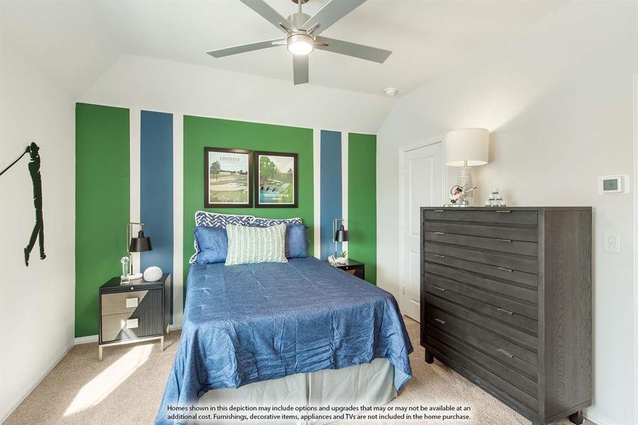 Furnished interior view inside a new home in Sonoma Verde, McLendon-Chisholm (Image 33).