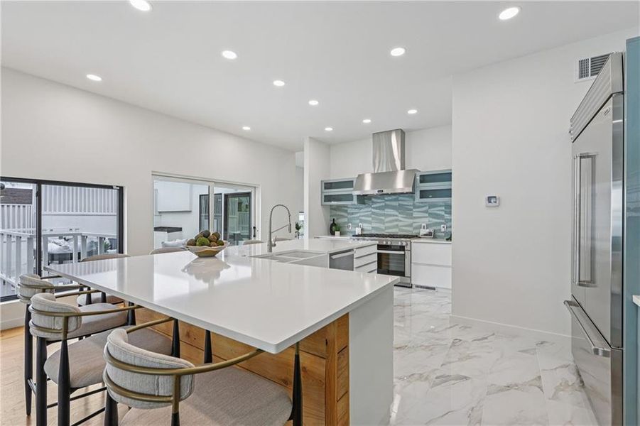 Furnished interior view inside a new home in , Atlanta (Image 16).
