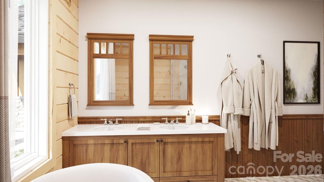 Furnished interior view inside a new home in , Morganton (Image 9).