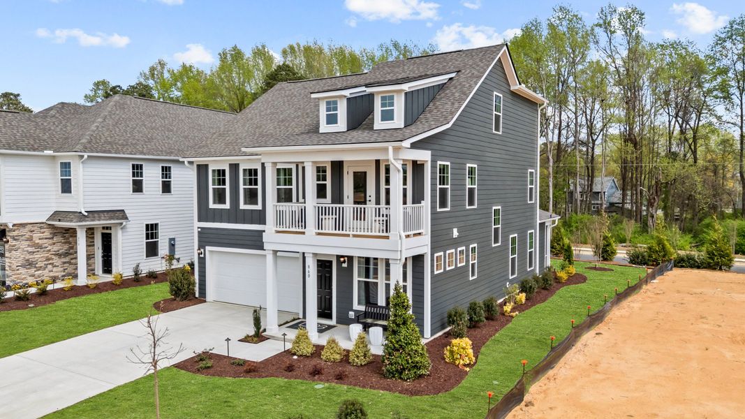 Representative exterior photo of a completed home built from the Pelham by DRB Homes in Riley Farms, Rockvale, TN (Image 28).