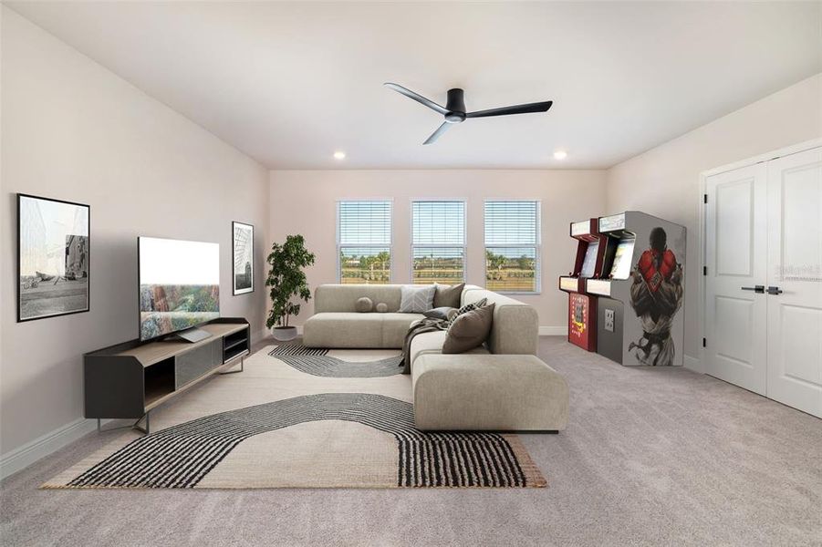 Furnished interior view inside a new home in Star Farms at Lakewood Ranch, Lakewood Ranch (Image 38).