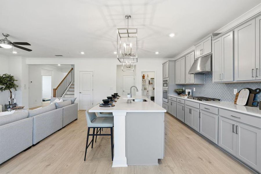 Furnished interior view inside a new home in Auburn Glen, Dacula (Image 8).