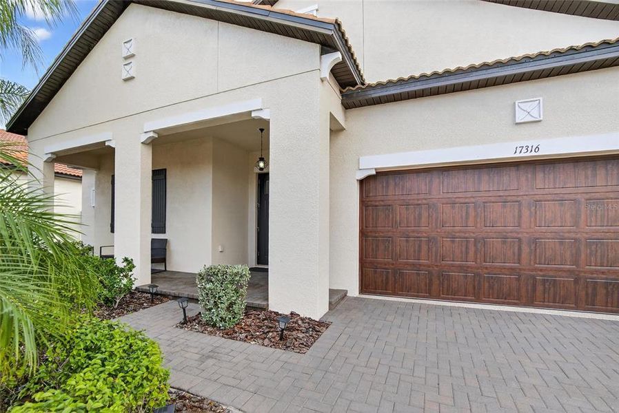 Exterior details and patio area of a home in Southshore Bay: The Estates, Wimauma (Image 43).