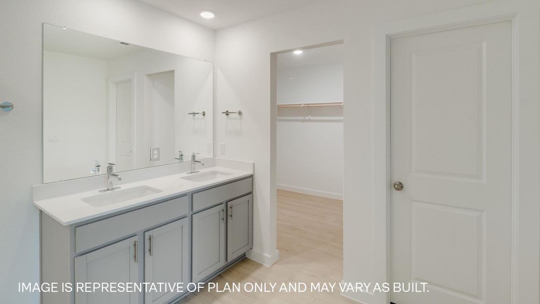 Furnished interior view inside a new home in Trails at Wildhorse, Austin (Image 5).