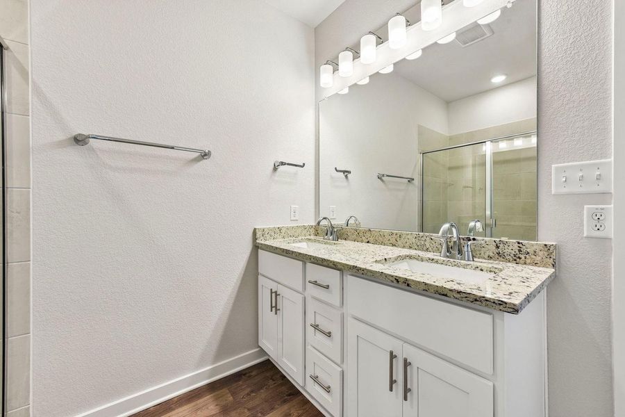 Furnished interior view inside a new home in Cloverleaf, Austin (Image 10).