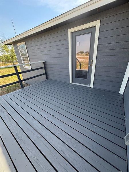 Back porch Back porch