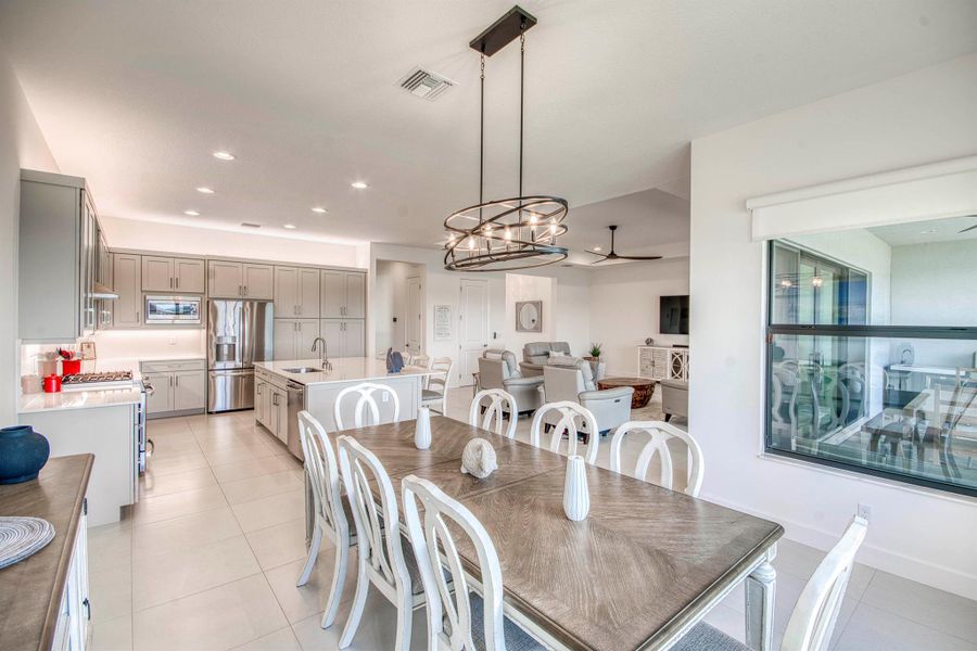 Furnished interior view inside a new home in , Port St. Lucie (Image 32).