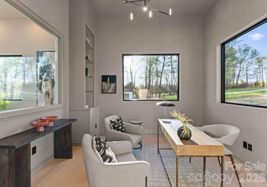Furnished interior view inside a new home in , Charlotte (Image 15).
