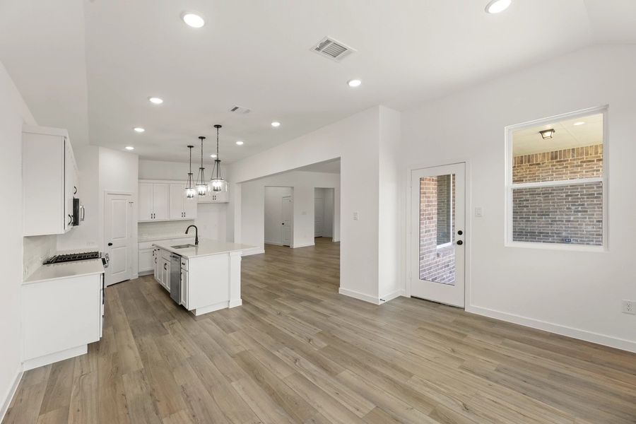 Open Kitchen-Dining Room