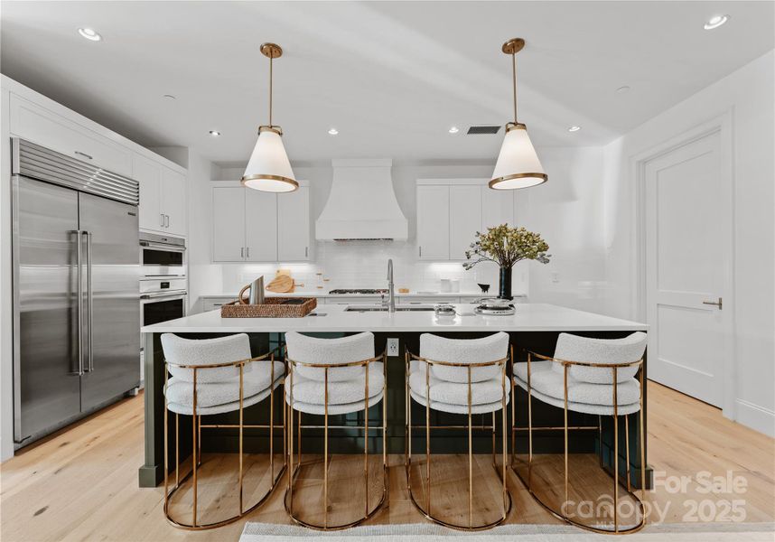 Furnished interior view inside a new home in The Regent at Eastover, Charlotte (Image 23).