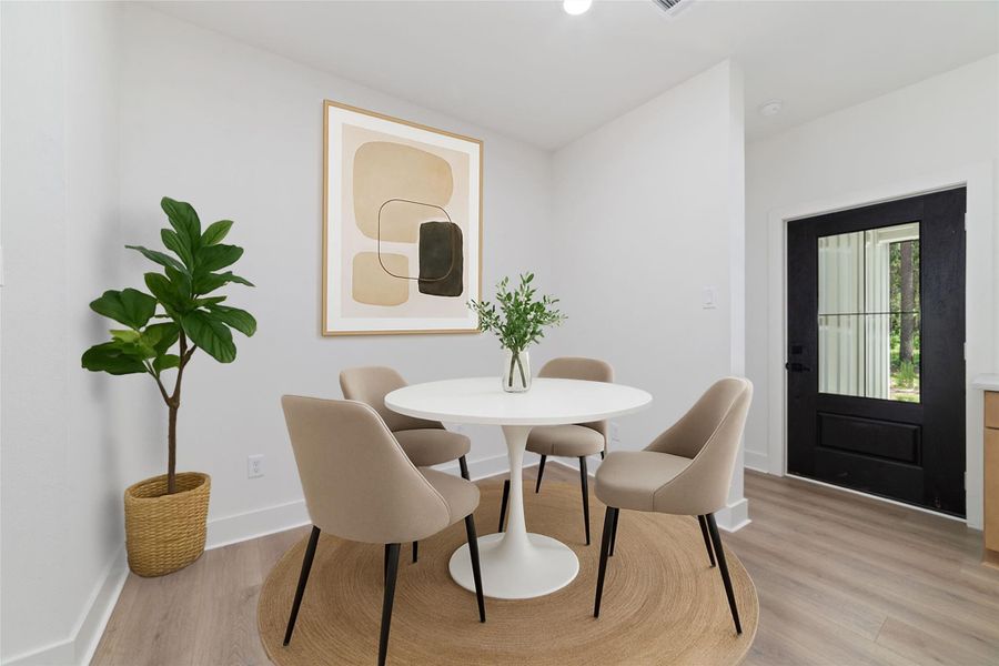 Dining Nook Virtually Staged Dining Nook Virtually Staged