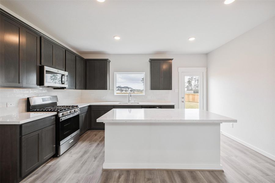 Furnished interior view inside a new home in Cielo, Conroe (Image 16).