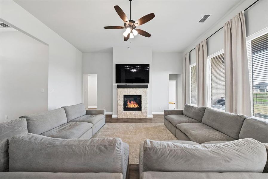 Furnished interior view inside a new home in , Mesquite (Image 14).