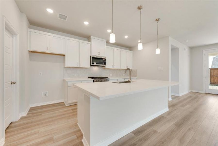 Furnished interior view inside a new home in Spiritas Ranch, Little Elm (Image 6).