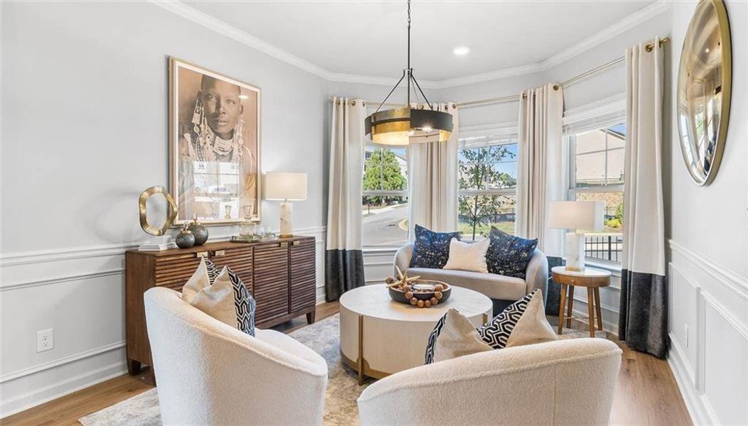 Furnished interior view inside a new home in Camp Creek Village, Atlanta (Image 17).