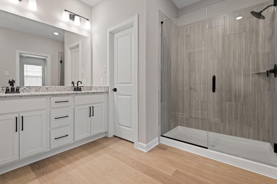 Furnished interior view inside a new home in Cypress Trails at Bauer Landing, Hockley (Image 6).