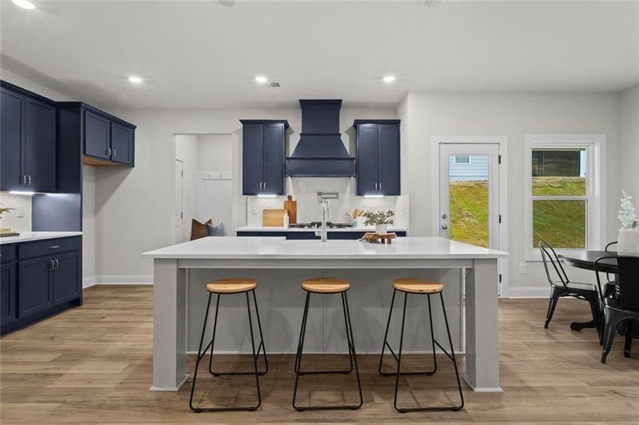 Furnished interior view inside a new home in , Dallas (Image 5).