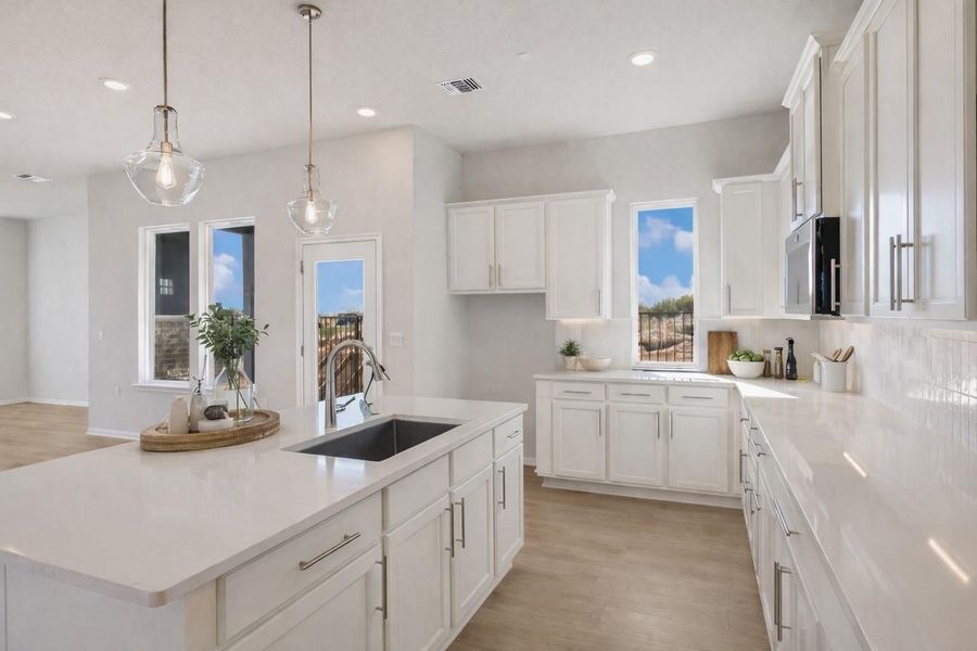 *Virtually Staged Kitchen*