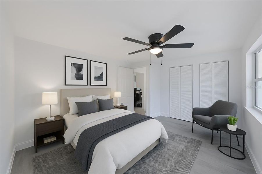 Furnished interior view inside a new home in , Tampa (Image 12). Furnished interior view inside a new home in , Tampa (Image 12).