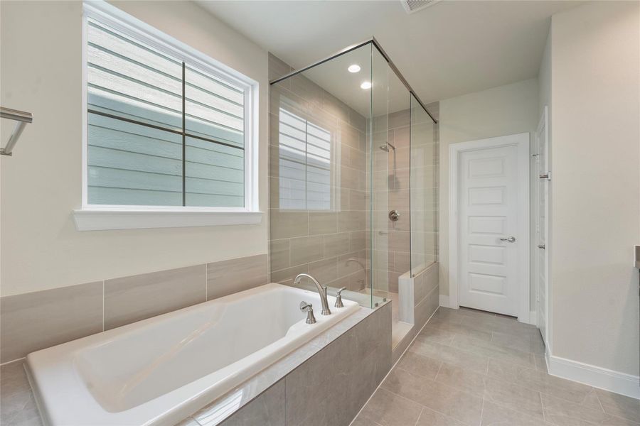 Furnished interior view inside a new home in The Corner At Buffalo Pointe, Houston (Image 7). Furnished interior view inside a new home in The Corner At Buffalo Pointe, Houston (Image 7).