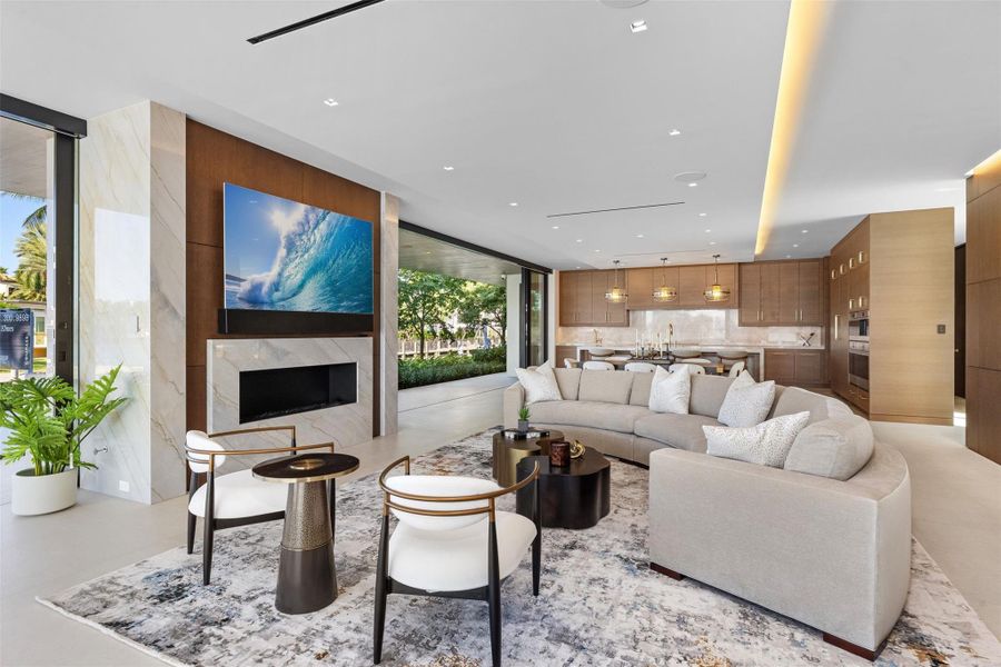 Furnished interior view inside a new home in , Fort Lauderdale (Image 14).