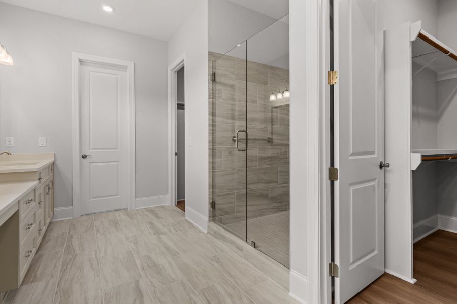 Representative furnished interior of a home built from the The Danville by The Providence Group in Bellwyn, Alpharetta (Image 16).