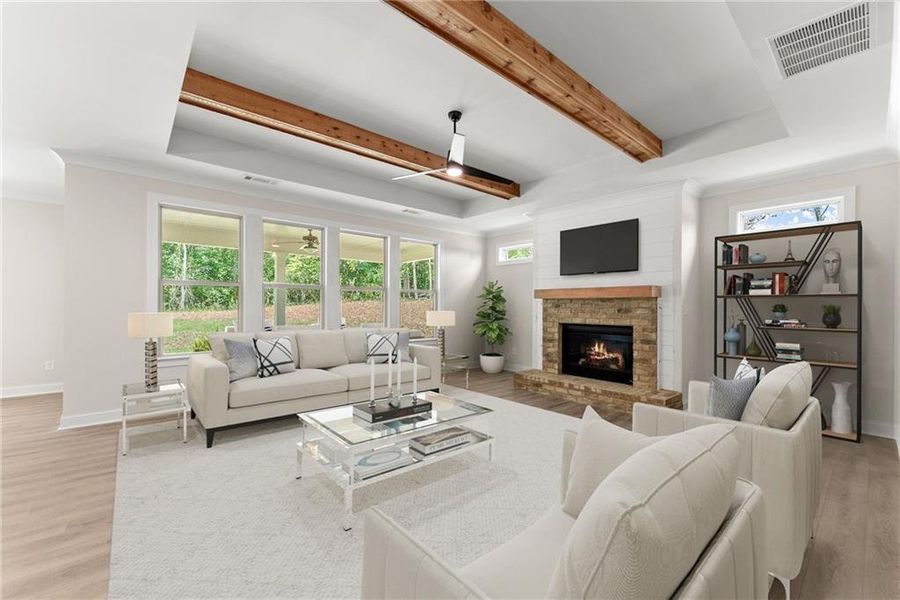 Furnished interior view inside a new home in , Demorest (Image 14).