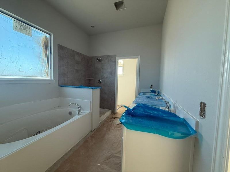 In-progress construction of a new home in Clear Sky Addition, Valley View, TX (Image 5).