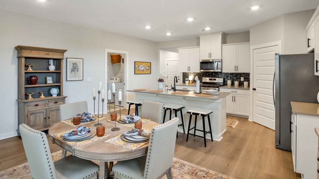 Furnished interior view inside a new home in Nexus South, Gallatin (Image 17).