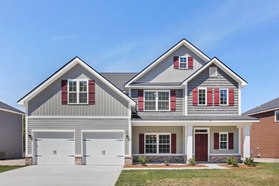 Representative exterior photo of a completed home built from the The Screven by RTS Homes in Tibet Road at Sassafras, Allenhurst, GA (Image 25).