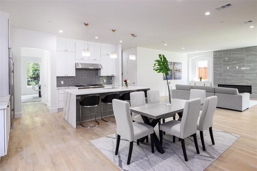 Furnished interior view inside a new home in , University Park (Image 17).