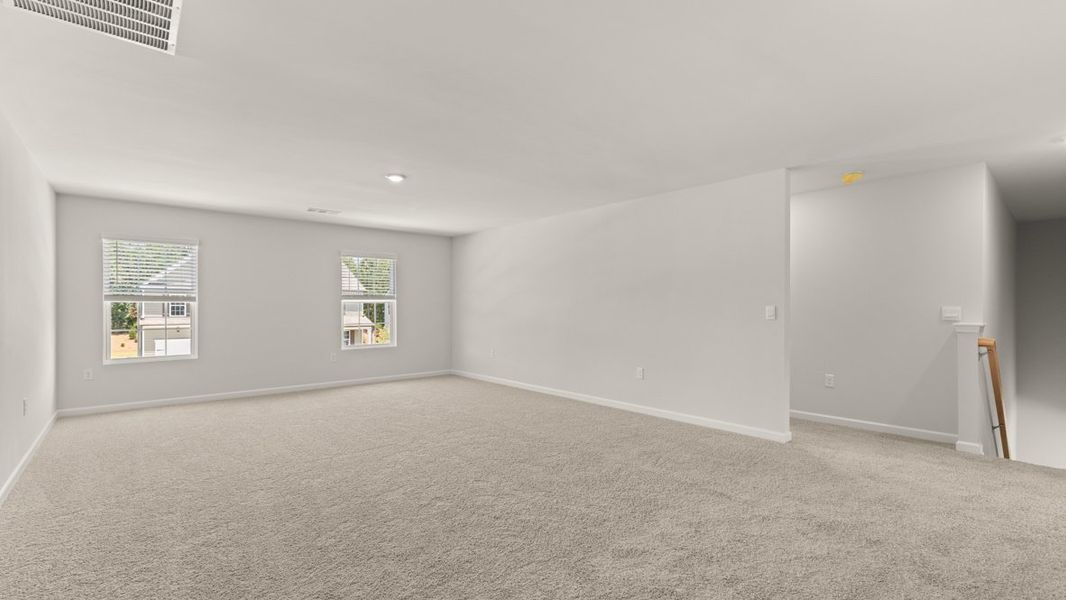 Representative unfurnished interior of a home built from the Mansfield by D.R. Horton in Grandview at Lanier, Dawsonville (Image 24).