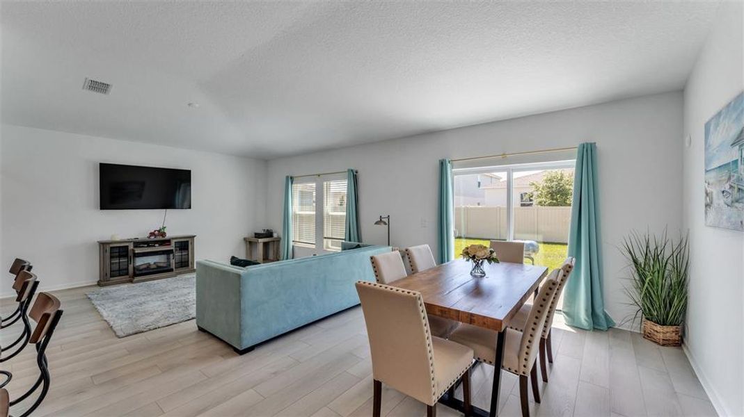 Furnished interior view inside a new home in Ranches at Lake McLeod, Eagle Lake (Image 6).